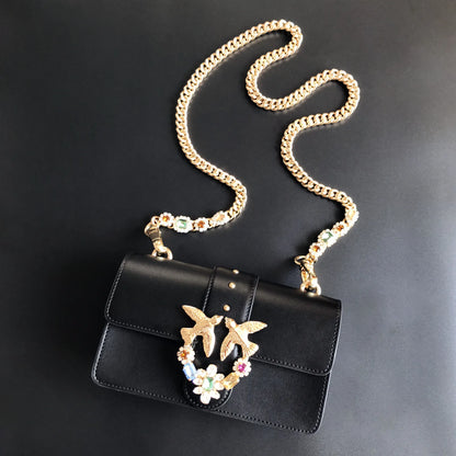 Women's Leather Batwing Bag